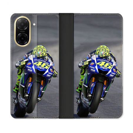 Housse cuir portefeuille Pour Xiaomi Redmi A5 Moto Course GP Wheeling 46