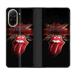 Housse cuir portefeuille Pour Xiaomi Redmi A5 Musique Rolling Stones