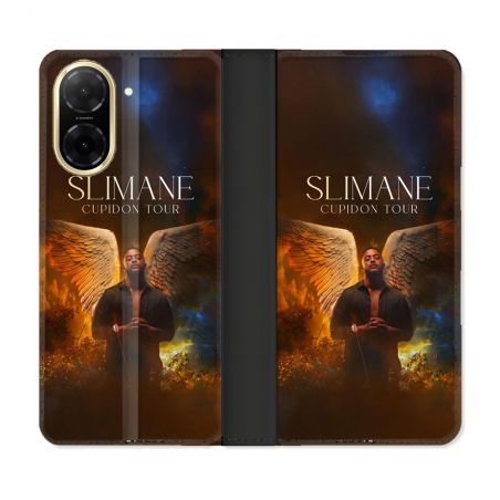 Housse cuir portefeuille Pour Xiaomi Redmi A5 Musique Slimane Ange