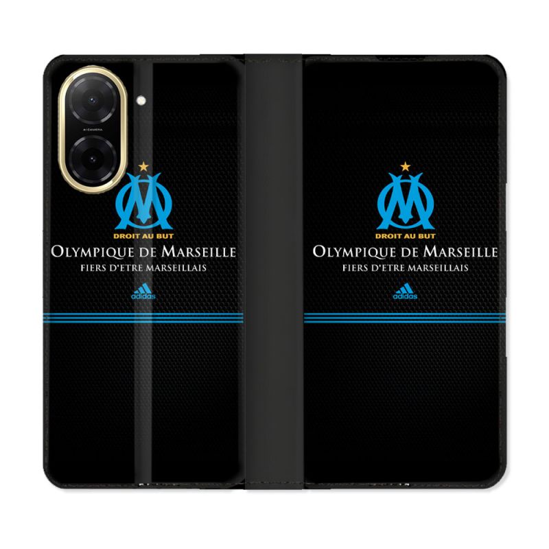 Housse cuir portefeuille Pour Xiaomi Redmi A5 Olympique Marseille OM Fier etre Marseillais