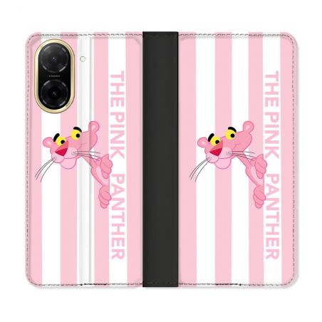 Housse cuir portefeuille Pour Xiaomi Redmi A5 Panthere Rose