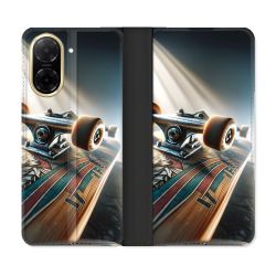 Housse cuir portefeuille Pour Xiaomi Redmi A5 Planche Skate