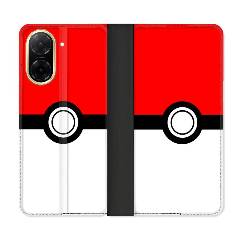 Housse cuir portefeuille Pour Xiaomi Redmi A5 Pokemon Pokeball