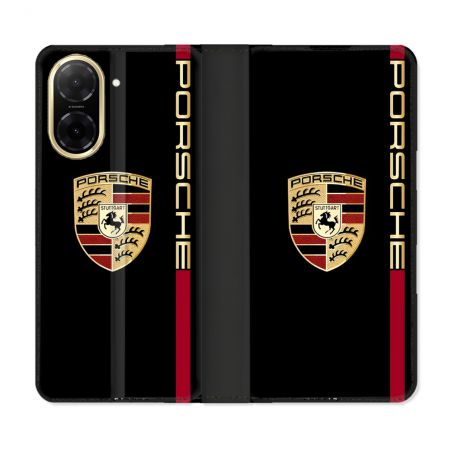 Housse cuir portefeuille Pour Xiaomi Redmi A5 Porsche Line