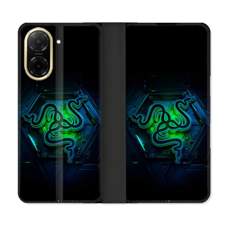 Housse cuir portefeuille Pour Xiaomi Redmi A5 Razer