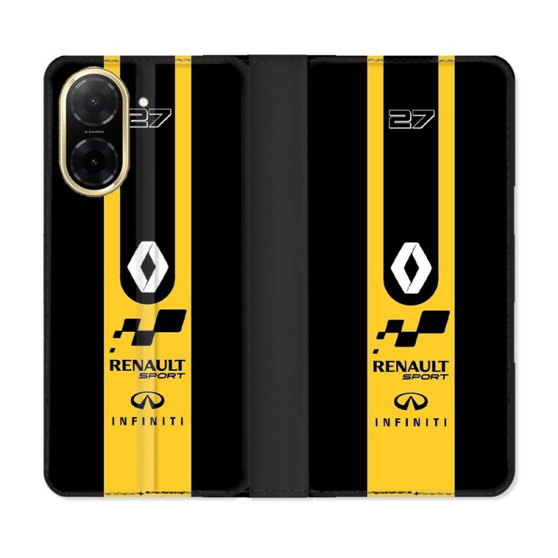 Housse cuir portefeuille Pour Xiaomi Redmi A5 Renault