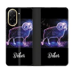 Housse cuir portefeuille Pour Xiaomi Redmi A5 Signe Zodiaque 2 Bélier