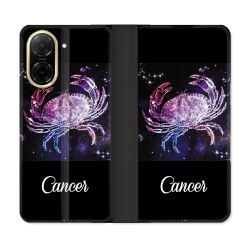 Housse cuir portefeuille Pour Xiaomi Redmi A5 Signe Zodiaque 2 Cancer