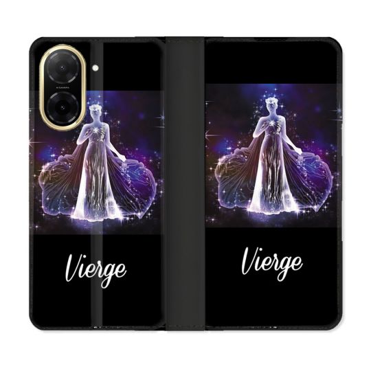 Housse cuir portefeuille Pour Xiaomi Redmi A5 Signe Zodiaque 2 Vierge