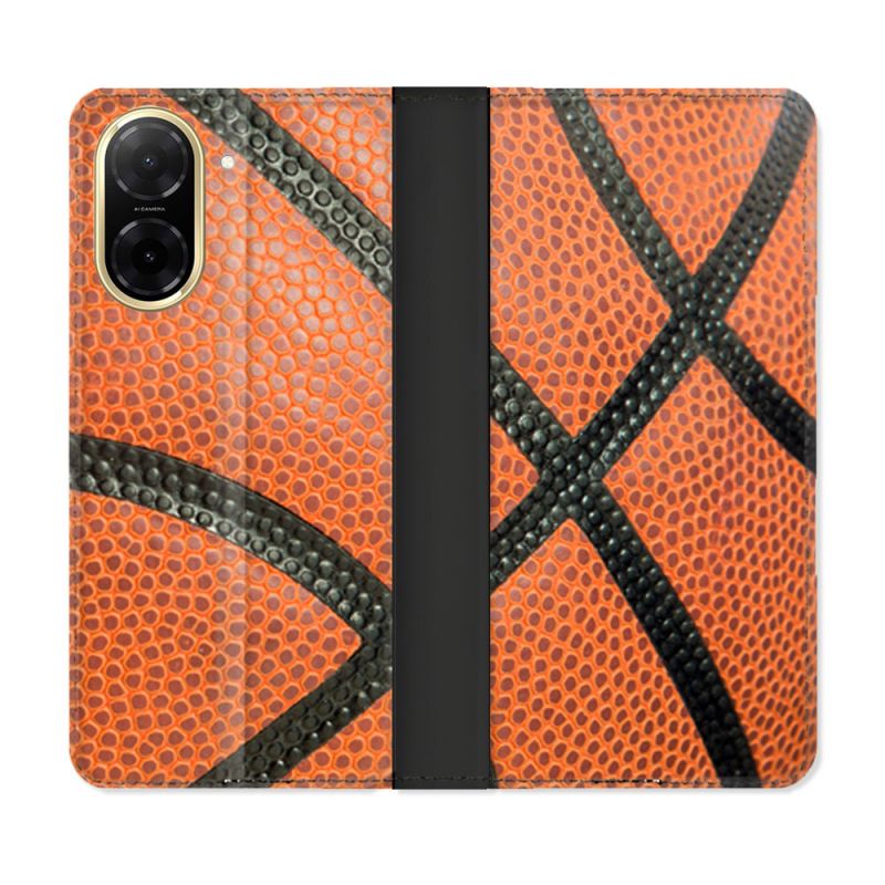 Housse cuir portefeuille Pour Xiaomi Redmi A5 Sport Ballon Basket
