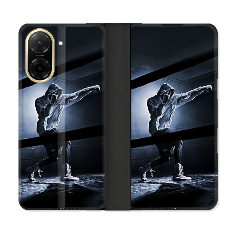 Housse cuir portefeuille Pour Xiaomi Redmi A5 Sport Boxe Poing