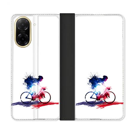 Housse cuir portefeuille Pour Xiaomi Redmi A5 Sport Cyclisme France