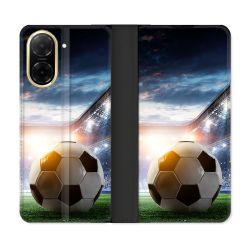 Housse cuir portefeuille Pour Xiaomi Redmi A5 Sport Football Stade