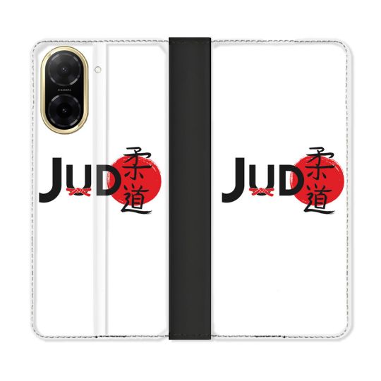 Housse cuir portefeuille Pour Xiaomi Redmi A5 Sport Judo Logo
