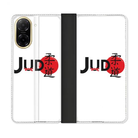 Housse cuir portefeuille Pour Xiaomi Redmi A5 Sport Judo Logo