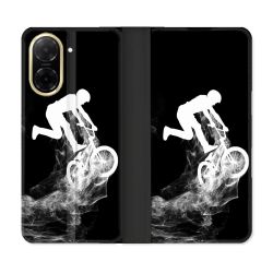 Housse cuir portefeuille Pour Xiaomi Redmi A5 Sport VTT Noir