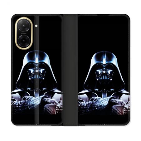 Housse cuir portefeuille Pour Xiaomi Redmi A5 Star Wars - Dark Vador Noir