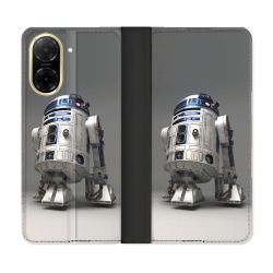 Housse cuir portefeuille Pour Xiaomi Redmi A5 Star Wars - R2D2