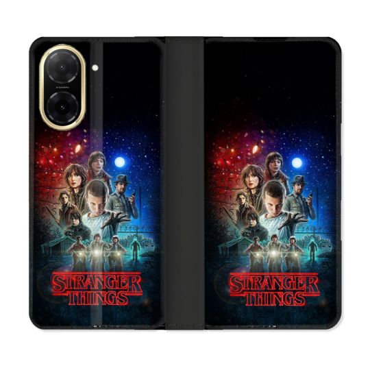 Housse cuir portefeuille Pour Xiaomi Redmi A5 Stranger Things Affiche 1