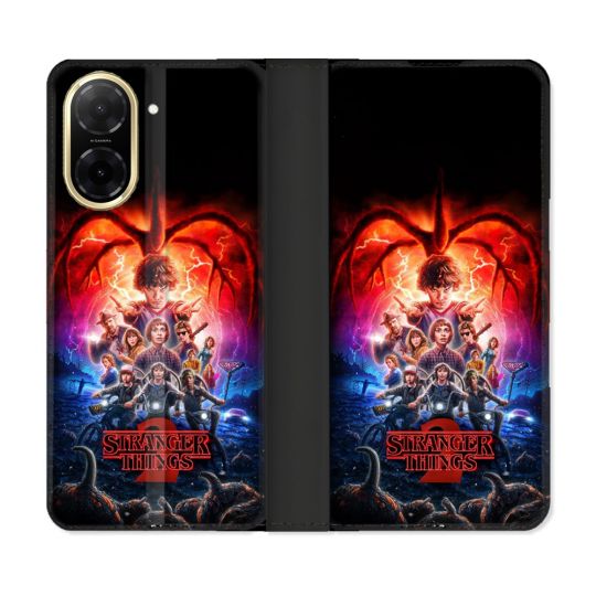 Housse cuir portefeuille Pour Xiaomi Redmi A5 Stranger Things Affiche 2