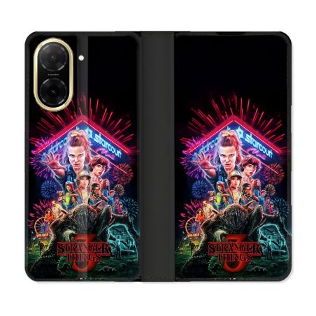 Housse cuir portefeuille Pour Xiaomi Redmi A5 Stranger Things Affiche 3