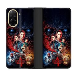 Housse cuir portefeuille Pour Xiaomi Redmi A5 Stranger Things Affiche 4