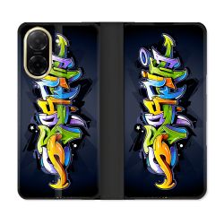 Housse cuir portefeuille Pour Xiaomi Redmi A5 Street Art Graffiti