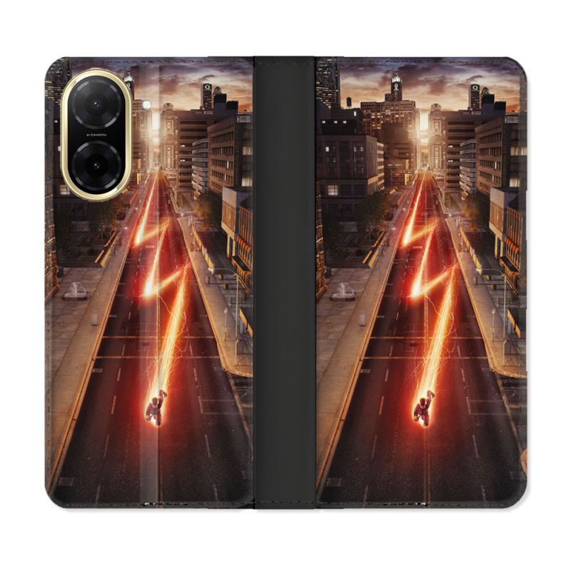 Housse cuir portefeuille Pour Xiaomi Redmi A5 The Flash City