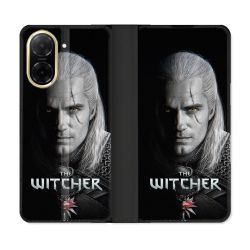 Housse cuir portefeuille Pour Xiaomi Redmi A5 The Witcher Noir