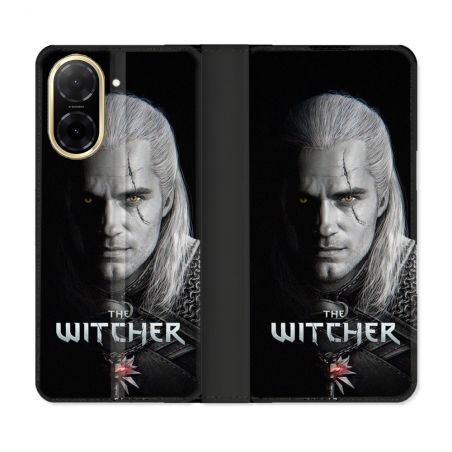 Housse cuir portefeuille Pour Xiaomi Redmi A5 The Witcher Noir