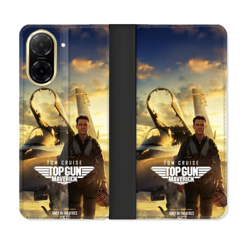 Housse cuir portefeuille Pour Xiaomi Redmi A5 Top Gun