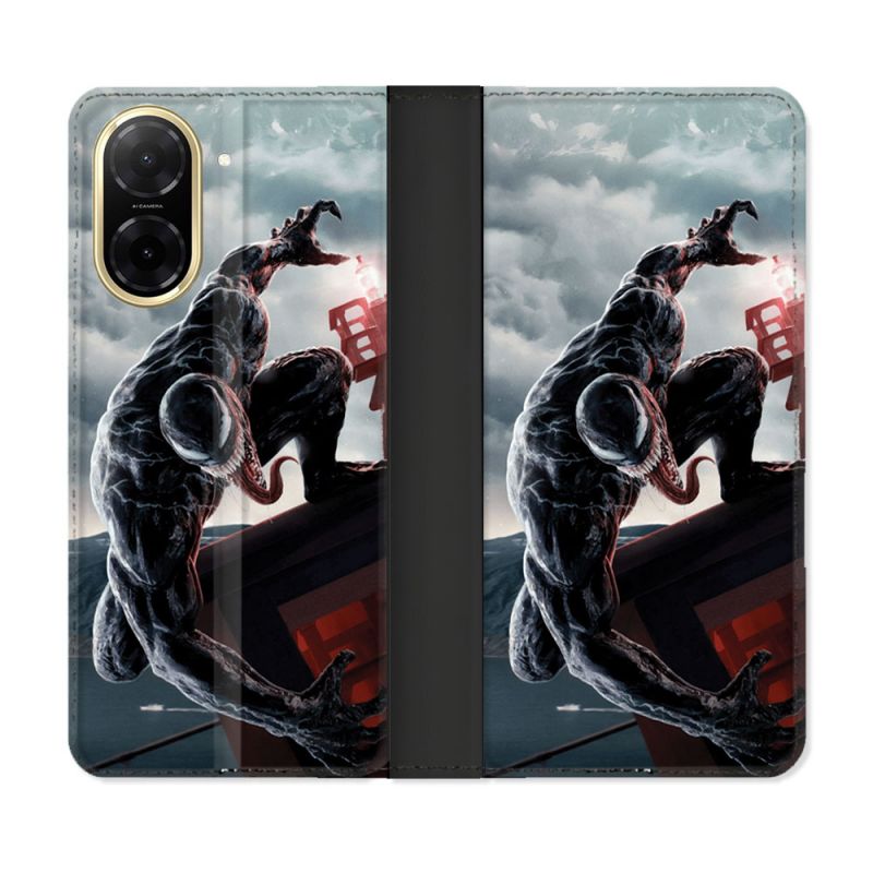 Housse cuir portefeuille Pour Xiaomi Redmi A5 Venom