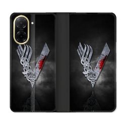 Housse cuir portefeuille Pour Xiaomi Redmi A5 Viking