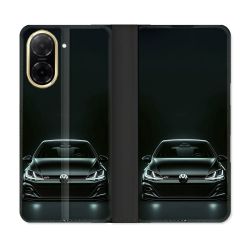 Housse cuir portefeuille Pour Xiaomi Redmi A5 Volkwagen Golf GTI