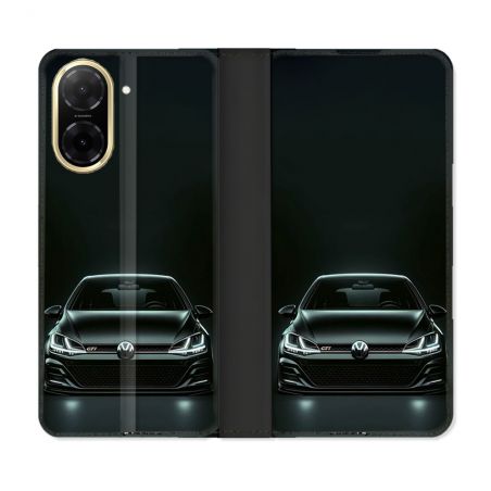 Housse cuir portefeuille Pour Xiaomi Redmi A5 Volkwagen Golf GTI