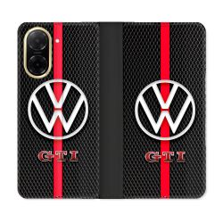 Housse cuir portefeuille Pour Xiaomi Redmi A5 Volkwagen Line