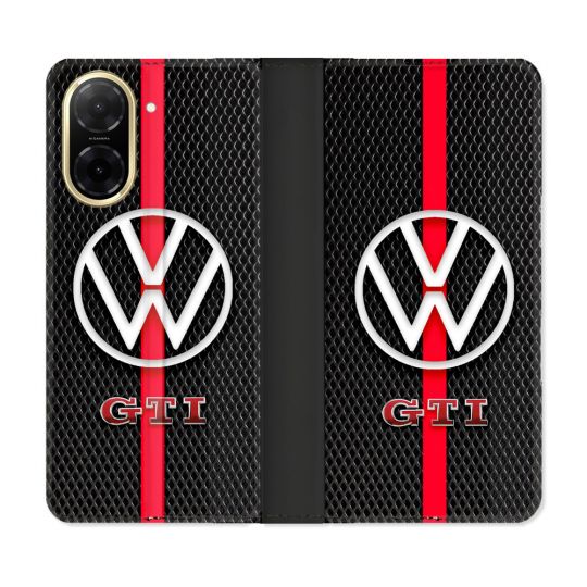 Housse cuir portefeuille Pour Xiaomi Redmi A5 Volkwagen Line