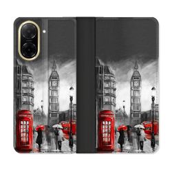 Housse cuir portefeuille Pour Xiaomi Redmi A5 Voyage Angleterre Londres Vintage