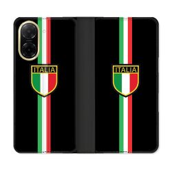 Housse cuir portefeuille Pour Xiaomi Redmi A5 Voyage Italie 3 Noir