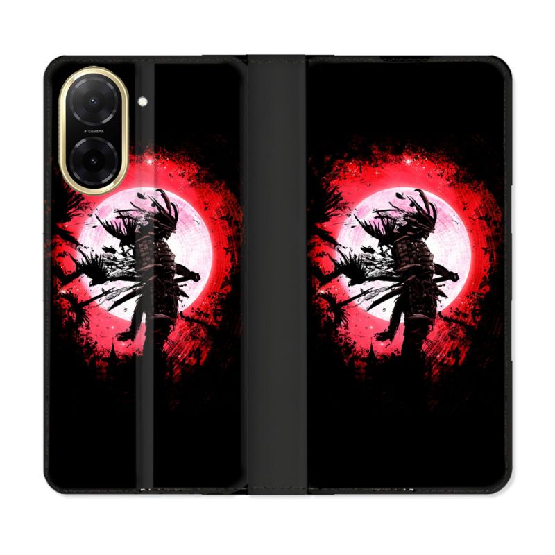 Housse cuir portefeuille Pour Xiaomi Redmi A5 Voyage Japon Samourai