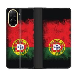 Housse cuir portefeuille Pour Xiaomi Redmi A5 Voyage Portugal Drapeau