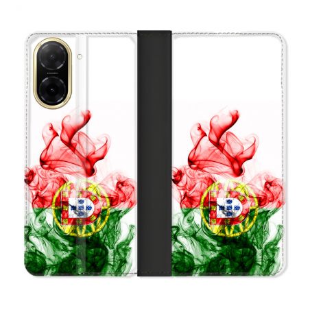 Housse cuir portefeuille Pour Xiaomi Redmi A5 Voyage Portugal Flamme