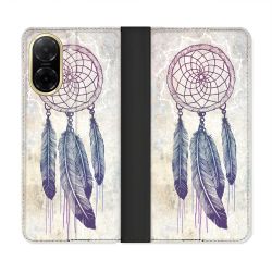 Housse cuir portefeuille Pour Xiaomi Redmi A5 Zen Attrape Reve Blanc