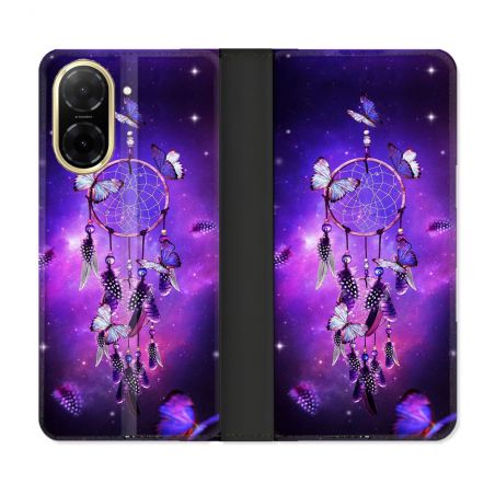 Housse cuir portefeuille Pour Xiaomi Redmi A5 Zen Attrape Reve Papillon