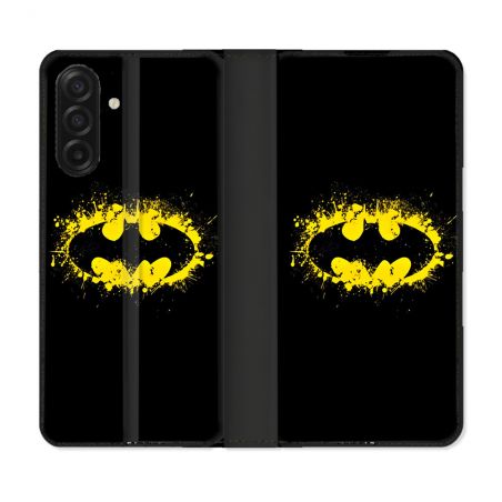 Housse cuir portefeuille Pour Samsung Galaxy A17 5G Batman Logo