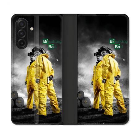Housse cuir portefeuille Pour Samsung Galaxy A17 5G Breaking Bad Affiche