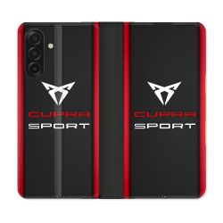 Housse cuir portefeuille Pour Samsung Galaxy A17 5G Cupra