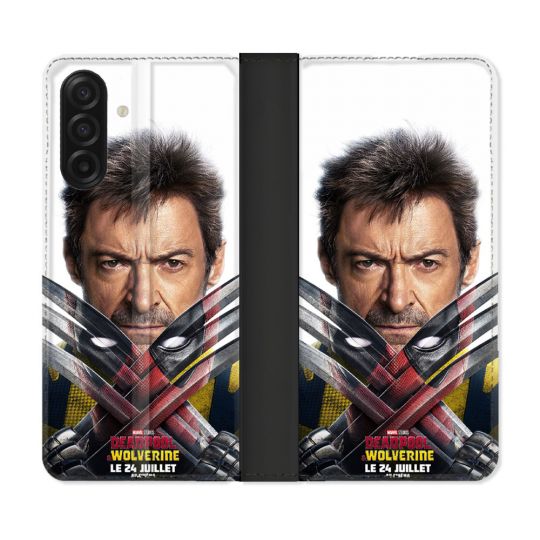 Housse cuir portefeuille Pour Samsung Galaxy A17 5G Deadpool Affiche
