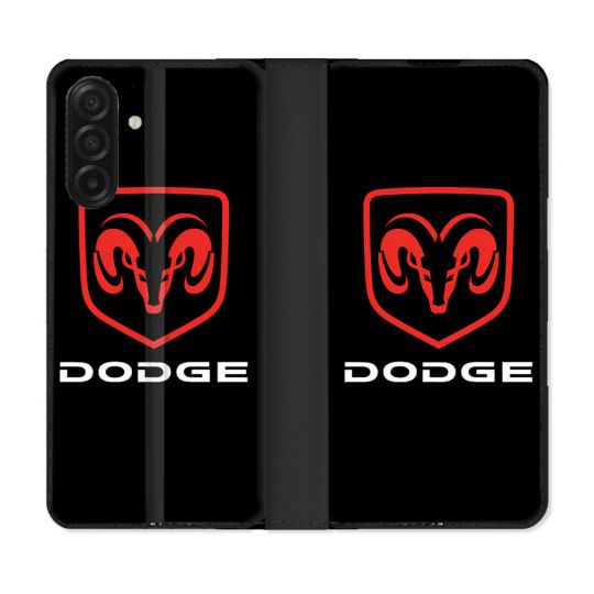 Housse cuir portefeuille Pour Samsung Galaxy A17 5G Dodge