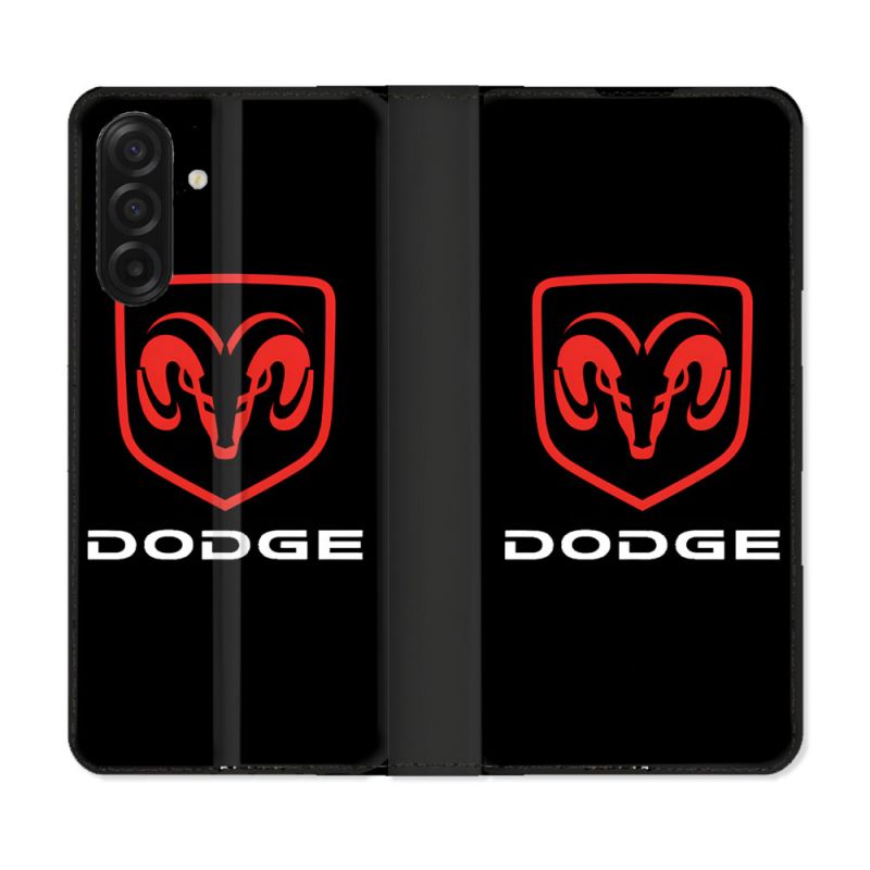 Housse cuir portefeuille Pour Samsung Galaxy A17 5G Dodge